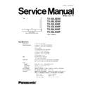 Panasonic TX-32LXD50, TX-26LXD50, TX-32LX50F, TX-32LX50P, TX-26LX50F, TX-26LX50P Service Manual
