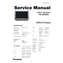 Panasonic TX-32PK25 Service Manual
