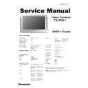 Panasonic TX-32PL1 Service Manual