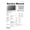 Panasonic TX-32PL10D, TX-32PL10F, TX-32PL10P Service Manual