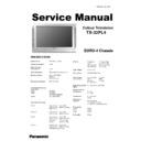 Panasonic TX-32PL4 Service Manual