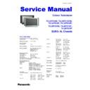 Panasonic TX-32PS10D, TX-32PS10B, TX-32PS10F, TX-32PS10P, TX-28PS10D, TX-28PS10F, TX-28PS10P Service Manual