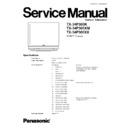 Panasonic TX-34P300K, TX-34P300XM, TX-34P300XX Service Manual