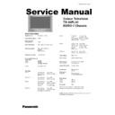 Panasonic TX-36PL30 Service Manual