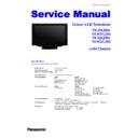 tx-37lz80l, tx-r37lz80, tx-32lz80l, tx-r32lz80 service manual