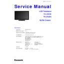 Panasonic TX-L32X3E, TX-LR32X3 Service Manual