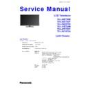 Panasonic TX-L42DT50B, TX-L42DT50Y, TX-LR42DT50, TX-L47DT50B, TX-L47DT50Y, TX-LR47DT50 Service Manual