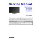 tx-l42et60b, tx-l42et60y, tx-lr42et60 service manual
