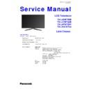 Panasonic TX-L42WT50B, TX-L47WT50B, TX-L47WT50Y, TX-LR47WT50 Service Manual