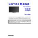 tx-l50et60b, tx-l50et60y, tx-lr50et60 service manual