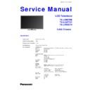 tx-l55et5b, tx-l55et5y, tx-lr55et5 service manual