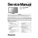 Panasonic TX-LR32B6 Service Manual