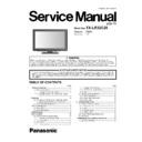 Panasonic TX-LR32C20 Service Manual