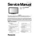 Panasonic TX-LR32D25 Service Manual