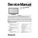 Panasonic TX-LR32U20 Service Manual