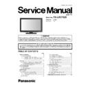 Panasonic TX-LR37S25 Service Manual