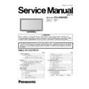 Panasonic TX-LR42U20 Service Manual