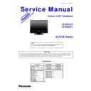 Panasonic TX-R32LE7, TX-R26LE7 Simplified Service Manual