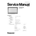 Panasonic TX-R32LE8, TX-R32LE8S, TX-R32LE8H Service Manual