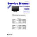 Panasonic TX-R32LX70K, TX-R26LX70K Simplified Service Manual