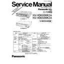 Panasonic NV-HD600MK2A, NV-HD650MK2A Simplified Service Manual