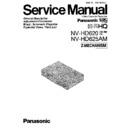 Panasonic NV-HD620AM, NV-HD620BD, NV-HD620EU, NV-HD625AM Service Manual