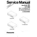 Panasonic NV-HD650PX, NV-SD450AR, NV-SD450BR, NV-SD450PM Simplified Service Manual