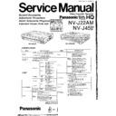 Panasonic NV-J22AM, NV-J45 Service Manual