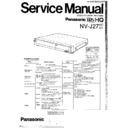 Panasonic NV-J27MC, NV-J27BD Service Manual