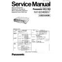 Panasonic NV-SD400EG, NV-SD400EI, NV-SD400B, NV-SD400BI Service Manual