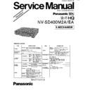 Panasonic NV-SD400M2A, NV-SD400M2EA Simplified Service Manual