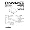 Panasonic NV-SR88AM Service Manual