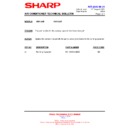 Sharp AE-A126E Service Manual / Technical Bulletin