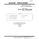 Sharp AE-XM30GR Service Manual / Parts Guide