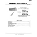 Sharp AH-A129 Service Manual