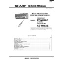 Sharp AY-M09 Service Manual