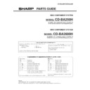 Sharp CD-BA2600 Service Manual / Parts Guide