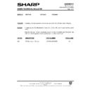 Sharp CD-C250H (serv.man8) Service Manual / Technical Bulletin
