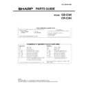 Sharp CD-C3H (serv.man3) Service Manual / Parts Guide