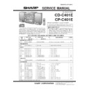 Sharp CD-C401H (serv.man2) Service Manual