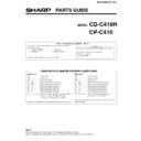 Sharp CD-C410H (serv.man2) Service Manual / Parts Guide