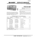 Sharp CD-C413H (serv.man2) Service Manual