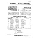 Sharp CD-C413H Service Manual
