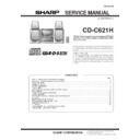 Sharp CD-C621H (serv.man5) Service Manual