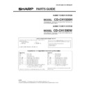 Sharp CD-CH1500 Parts Guide