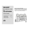 Sharp CD-DP2400H User Manual / Operation Manual