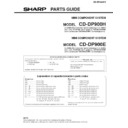 Sharp CD-DP900 (serv.man11) Service Manual / Parts Guide