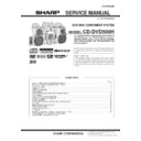 Sharp CD-DVD500 (serv.man22) Service Manual