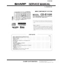 Sharp CD-E110 (serv.man18) Service Manual