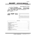 Sharp CD-E700 (serv.man18) Service Manual